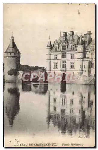 Ansichtskarte AK Chateau de Chenonceaux Facade Meridionale