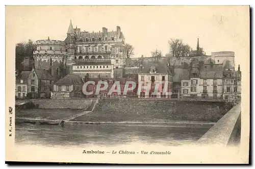 Cartes postales Amboise Le Chateau Vue d'ensemble