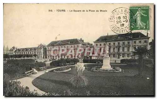 Ansichtskarte AK Tours le Square de la Place du Musee