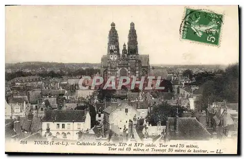 Cartes postales Tours Cathedrale St Gatien