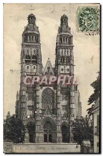 Cartes postales Tours La Cathedrale