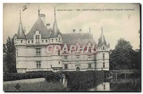 Cartes postales Azay le Rideau le Chateau Facade Orientale