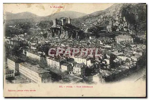 Cartes postales Foix vue generale