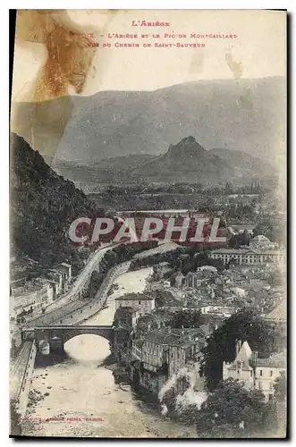 Cartes postales Foix L'Ariege et le Pic de Montgaillard