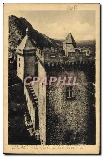 Cartes postales Foix Le Chateau Tour Carree et la Tour  Ronde