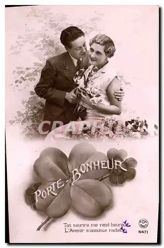 Cartes postales Porte Bonheur Femme