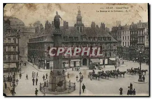 Cartes postales Lille Grand Place