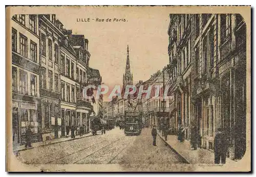 Cartes postales Lille Rue de Paris