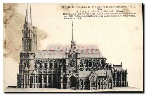 Cartes postales Lille Basilique ND de la Treile