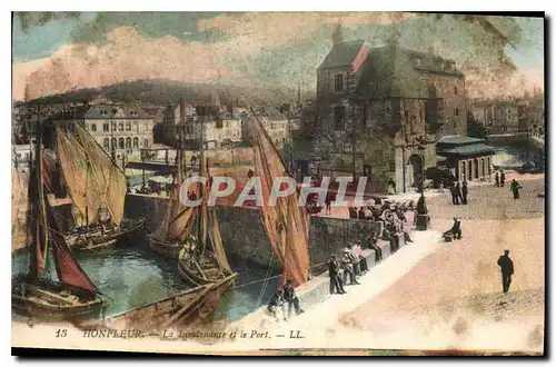 Cartes postales Honfleur La Lieutenance et le Port