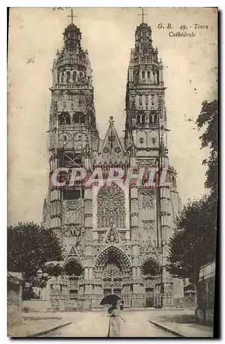 Cartes postales Tours Cathedrale