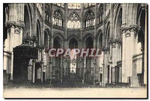 Cartes postales Tours Cathedrale St Gatien