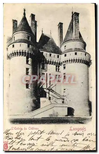 Cartes postales Langeais l'Entree du Chateau