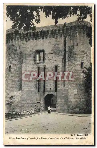 Cartes postales Loches Porte d'anciente du Chateau XI siecle