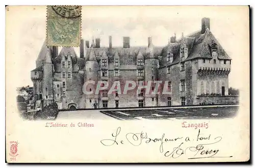 Cartes postales Langeais l'Interieur du Chateau