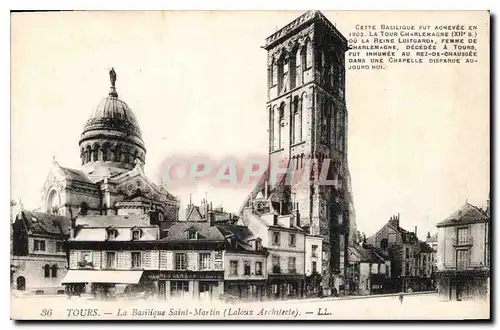 Cartes postales Tours la Basilique Saint Martin