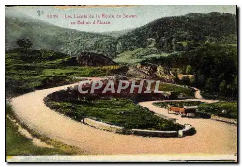 Cartes postales Les Lacets de la Route de Sewen au Ballon d 'Alsace