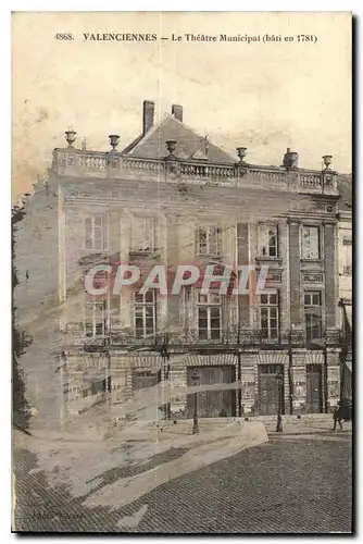 Cartes postales Valenciennes Le Theatre Municipal