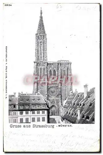 Cartes postales Gruss aus Strasbourg