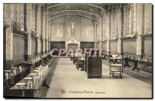 Cartes postales Maredsous Abbaye Reflectoire