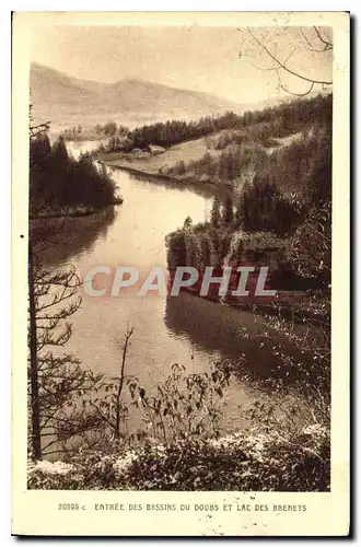 Ansichtskarte AK Entree des bassins du Doubs et lac des Brenets