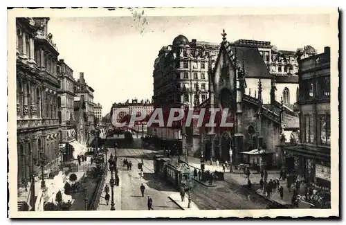 Cartes postales Lyon place des Cordeliers Eglise Saint Bonaventure