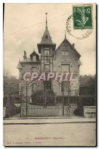 Cartes postales Breuilpont Une Villa
