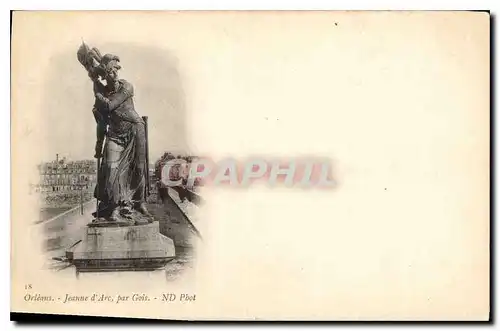 Cartes postales Orleans Jeanne d'Arc par Gois