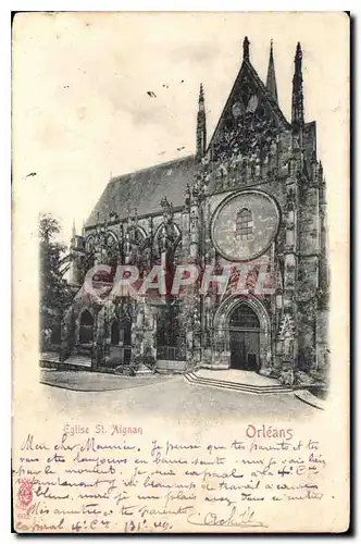 Ansichtskarte AK Orleans Eglise St Aignan