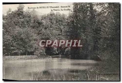 Cartes postales Environs de Ruelle Charente Sources de la Touvre le Gouffre