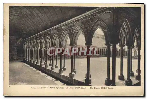 Cartes postales Abbaye du Pont Saint Michel le Cloitre XIII siecle
