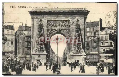 Cartes postales Paris Porte St Denis