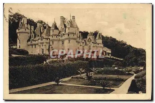 Ansichtskarte AK Usse I et L le Chateau mon hist XV et XVI S les Terrasses et les Jardins