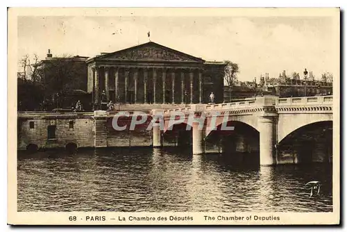 Cartes postales Paris la Chambre des Deputes