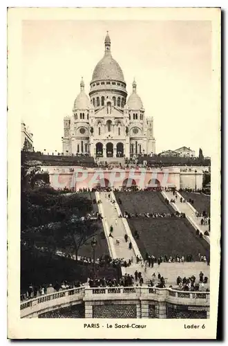 Cartes postales Paris le Sacre Coeur