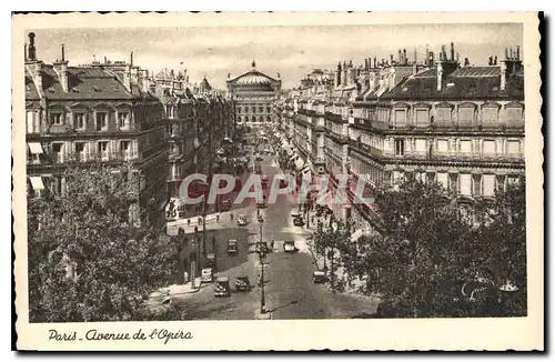 Cartes postales Paris avenue de l'Opera