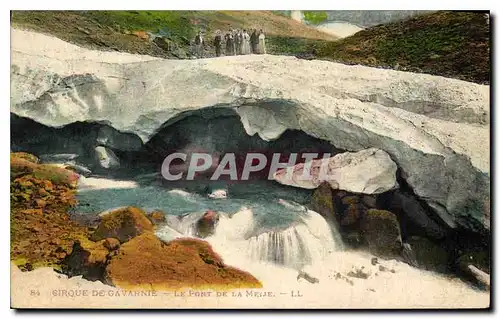 Cartes postales Cirque de Gavarnie le Pont de la Meije