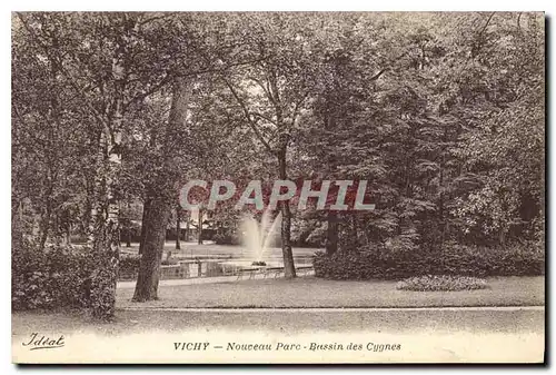 Cartes postales Vichy Nouveau Parc Bassin des Cygnes