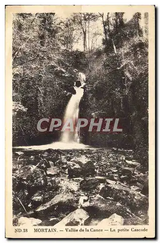 Ansichtskarte AK Mortain Vallee de la Cance la petite Cascade