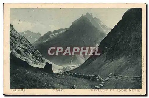 Ansichtskarte AK Dauphine Oisans Valfourche et Roche Meane