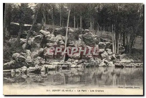Cartes postales Juvisy S et O le Parc les Grottes