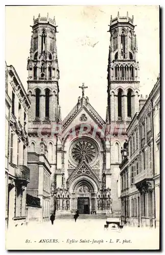 Cartes postales Angers Eglise Saint joseph