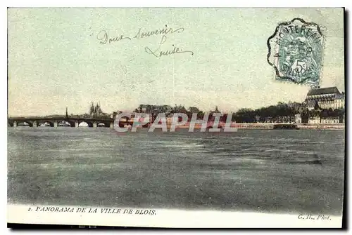 Cartes postales Panorama de la Ville de Blois