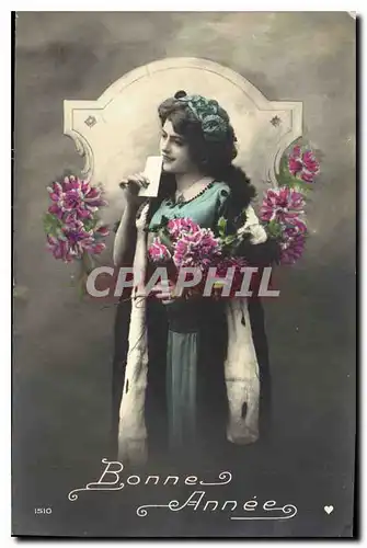Cartes postales Bonne Annee Femme