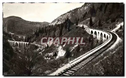 Ansichtskarte AK La Franche Comte Pittoresque Morez Jura les Quatre Viaduc