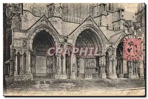 Cartes postales Cathedrale de Chartres Portail Nord