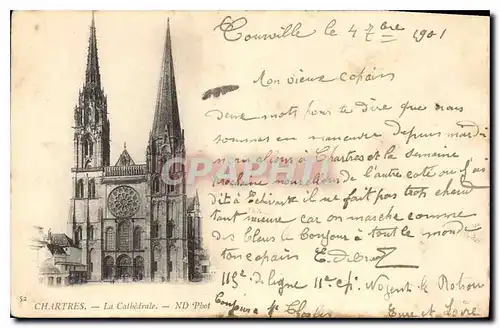 Cartes postales Chartres la Cathedrale