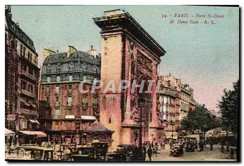 Cartes postales Paris Porte St Denis