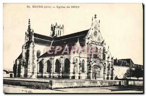 Cartes postales Bourg Ain Eglise de Brou