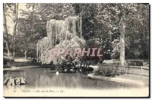Cartes postales Vichy un coin du Parc